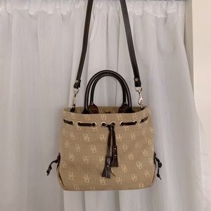 Dooney & Bourke Signature Canvas Leather Bag